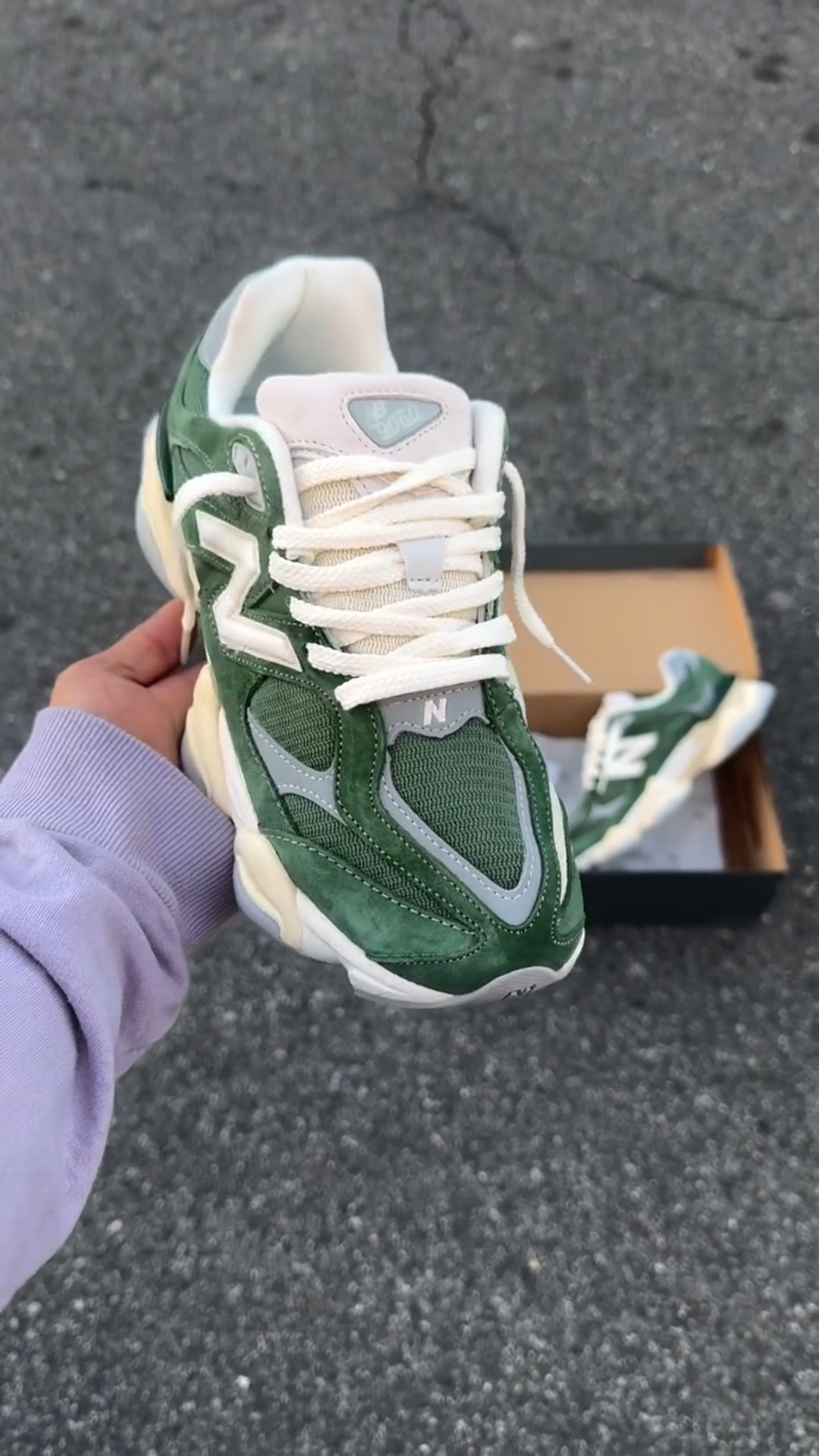 Πράσινα σουέτ casual αθλητικά παπούτσια