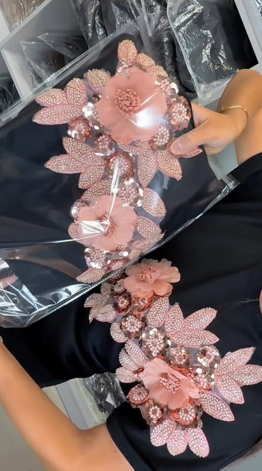 💖 Καλοκαιρινές Εκπτώσεις 50% 🌼Γυναικεία φλοράλ φούστα με στρογγυλή λαιμόκοψη και τρισδιάστατη εκτύπωση