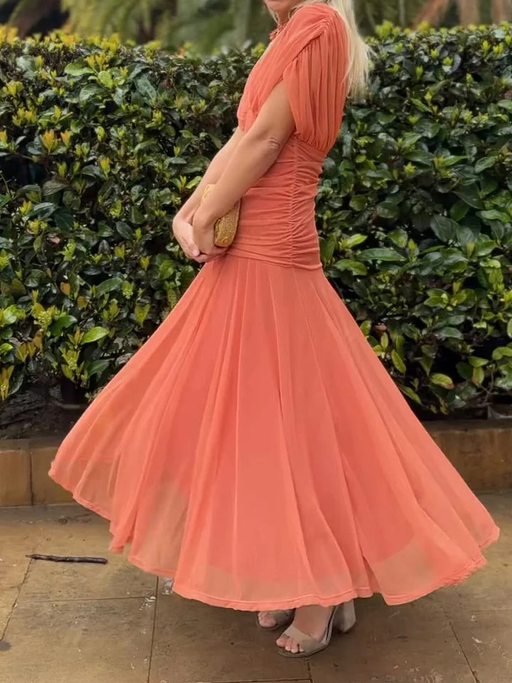 Κομψό γυναικείο φόρεμα από σιφόν