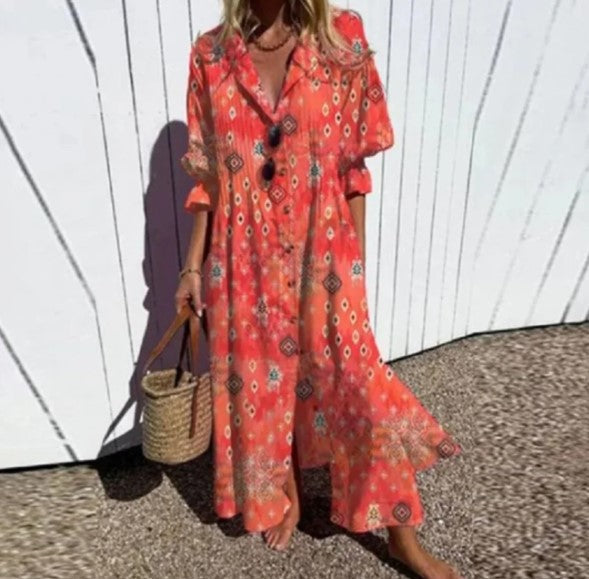 Vestido boho para o verão