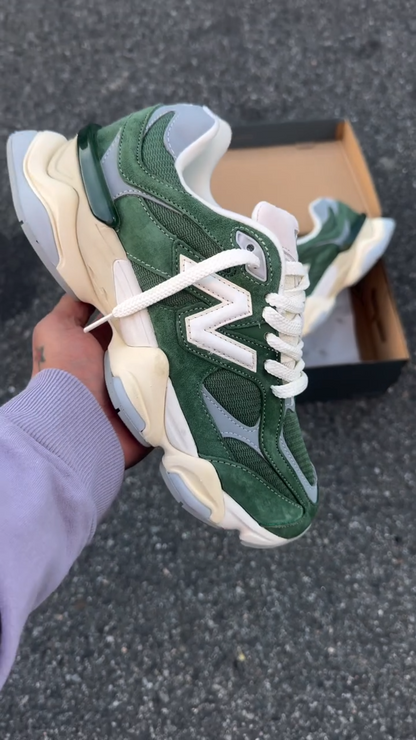 Πράσινα σουέτ casual αθλητικά παπούτσια