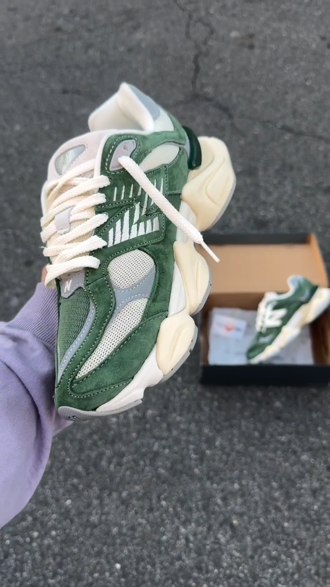 Πράσινα σουέτ casual αθλητικά παπούτσια