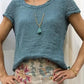 Vintage μπλουζάκι με casual λαιμόκοψη