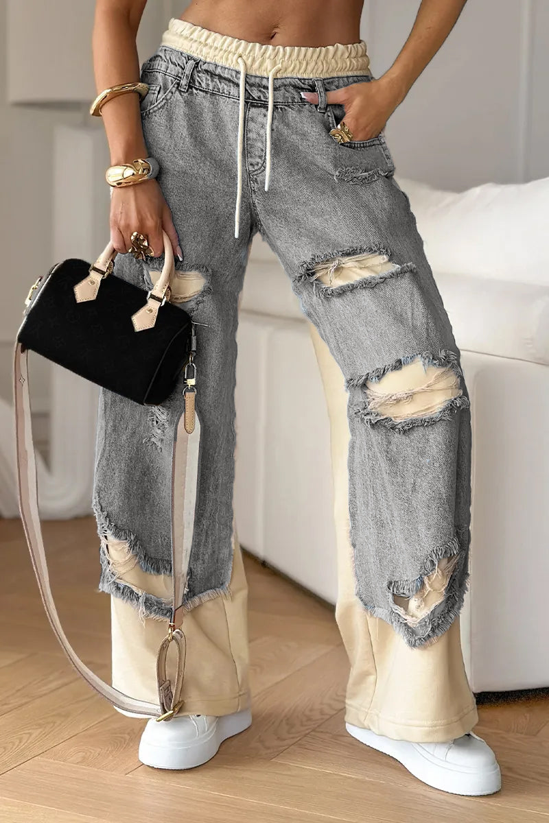 Κατεστραμμένα τζιν για γυναίκες