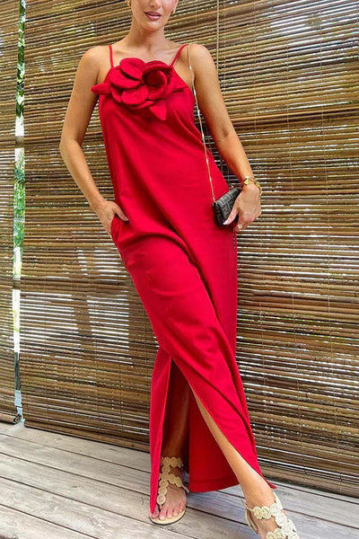 Μακρύ φόρεμα από λινό μείγμα 2025