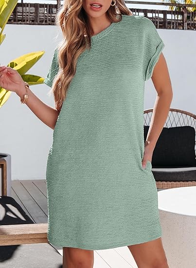 Γυναικεία κοντομάνικα φορέματα για το καλοκαίρι του 2025