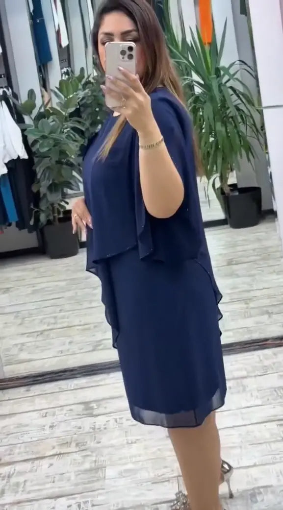 Νέο μοντέρνο φόρεμα, κλασικό σχέδιο, κομψό και απλό