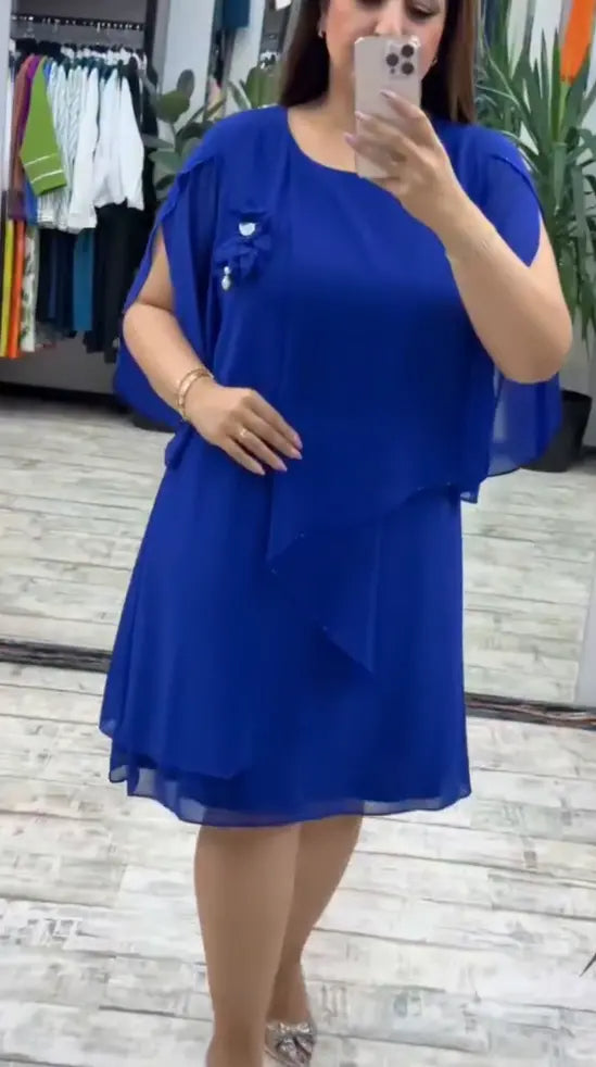 Νέο μοντέρνο φόρεμα, κλασικό σχέδιο, κομψό και απλό