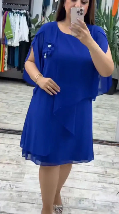 Νέο μοντέρνο φόρεμα, κλασικό σχέδιο, κομψό και απλό