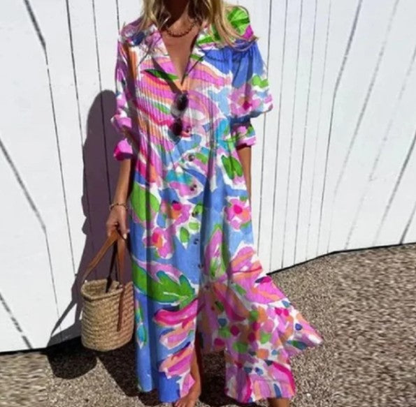 Vestido boho para o verão