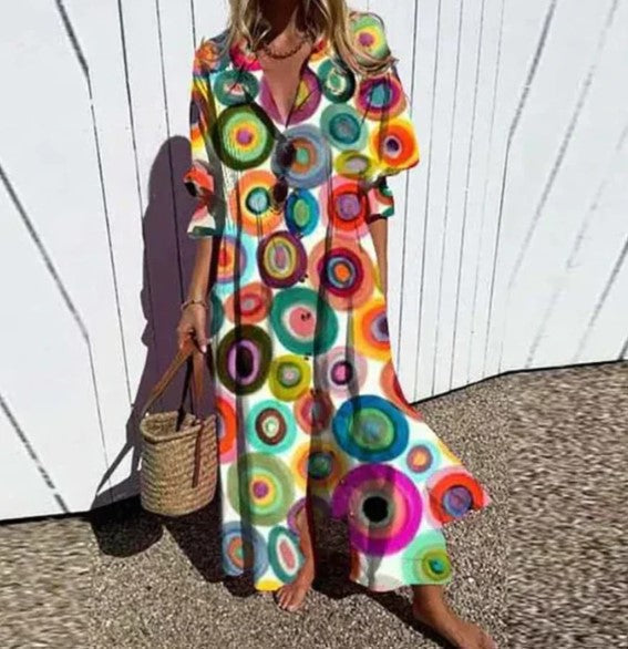 Vestido boho para o verão