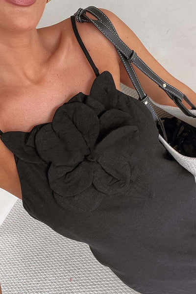 Μακρύ φόρεμα από λινό μείγμα 2025