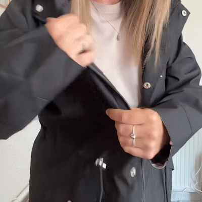 🍂Φθινοπωρινές Εκπτώσεις 49% 💗🧥Απολύτως Αδιάβροχο Γυναικείο Μπουφάν με Καρό 🍃