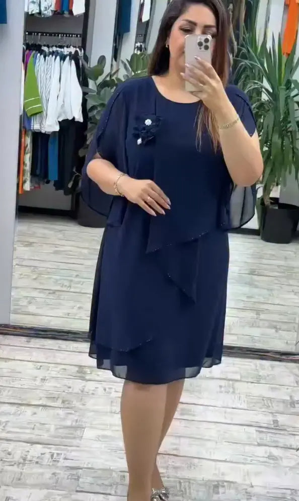 Νέο μοντέρνο φόρεμα, κλασικό σχέδιο, κομψό και απλό